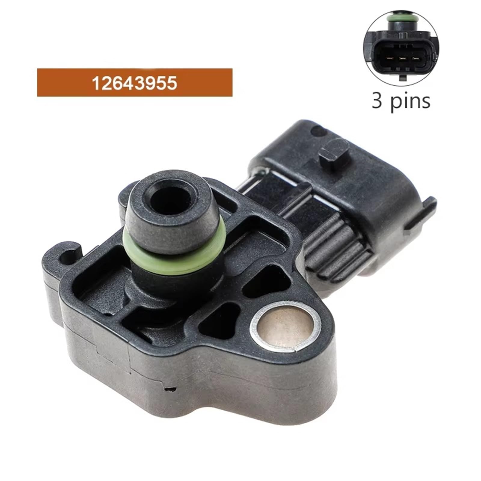 Sensor Colector Admisión Compatible Con Buick Para Regal Para Verano Para Envision Sensor De Presión Aire Colector 3 Pines MAP 12612110 12635044 2134647 12643955
