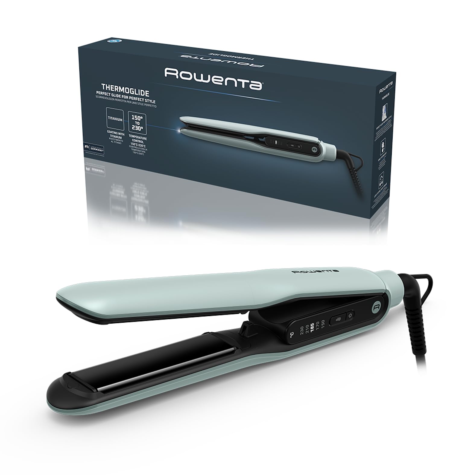 Rowenta Thermoglide, Haarglätter, schnelles Aufheizen, SF5120