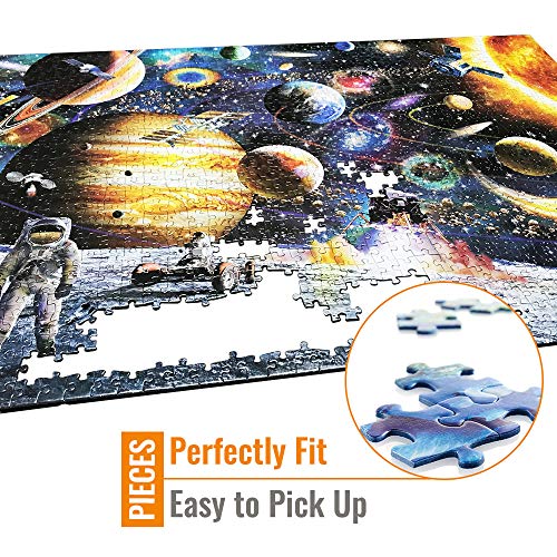 BEIWO Puzzle for Adults 1000 Pieces, Jigsaw Puzzles-Planets in Space Puzzle for Kids Teens, Large Puzzle 70cm x 50cm (27.56\" x 19.69\" inch)