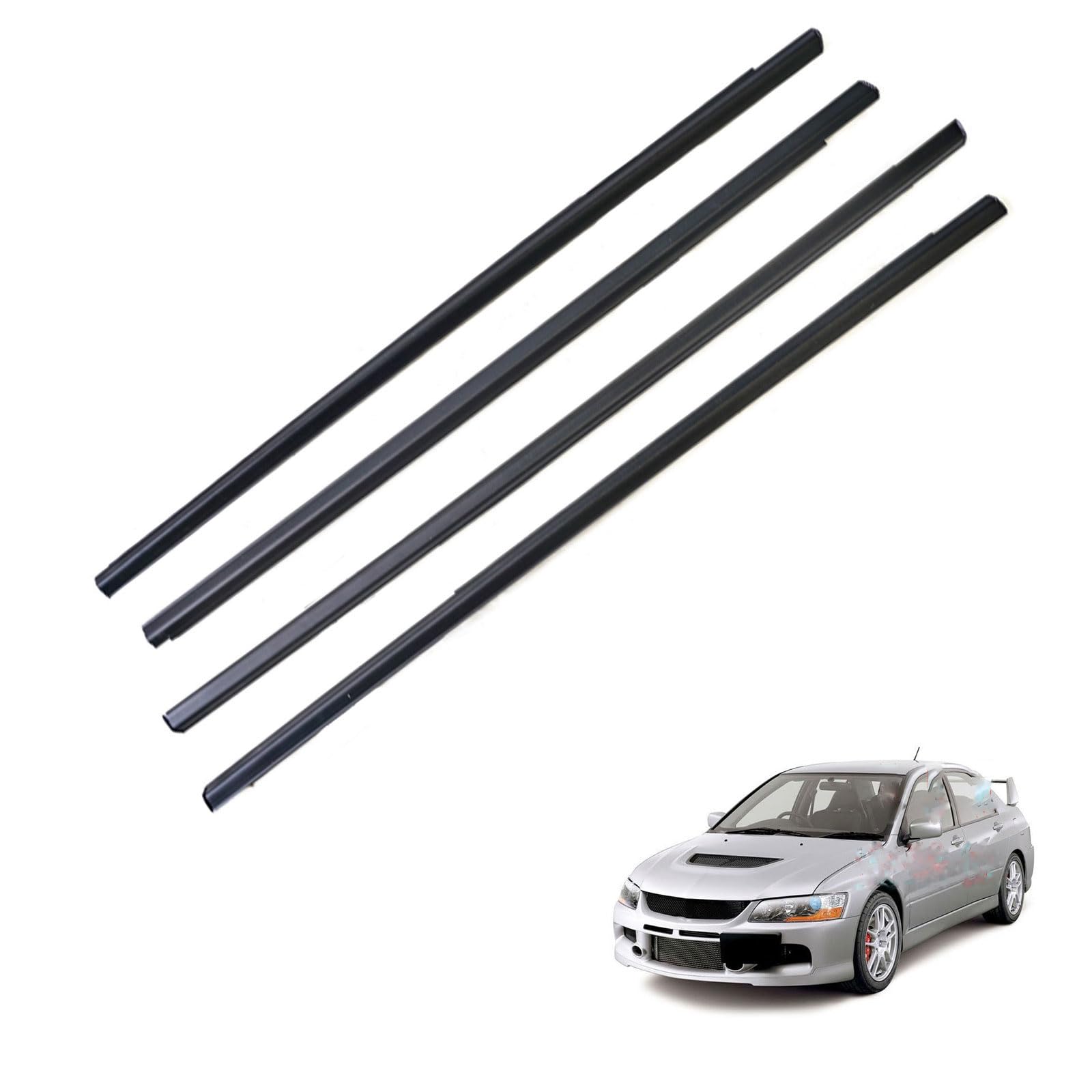 For Dodge 2011-2021 Charger 6pc Black Pillar Set Posts Window Door Trim