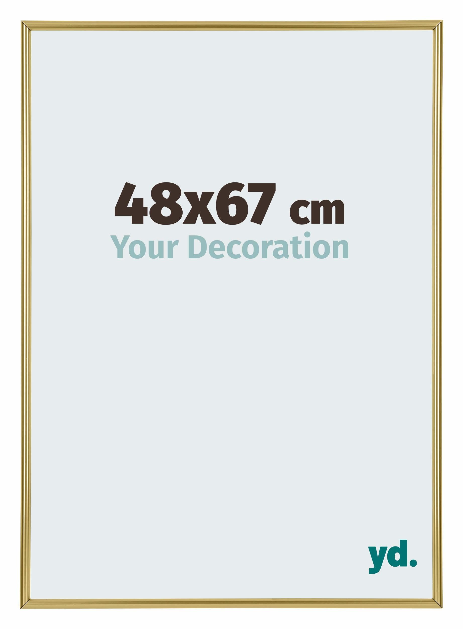 Your Decoration - Puzzle frame 48x67 - Gold - Puzzle frame 500-1000 Pieces - Plastic Photoframe - Annecy