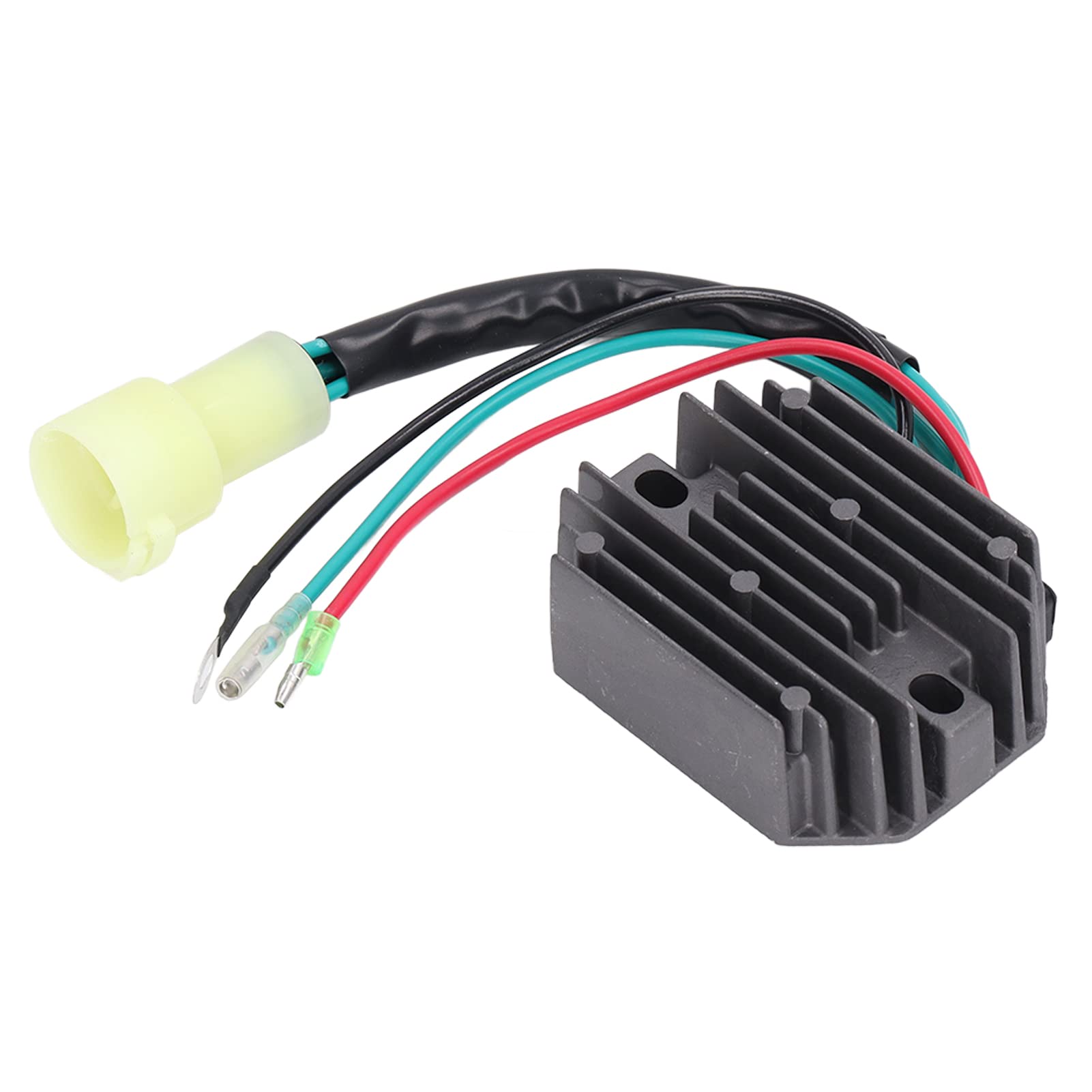 Motocyklowy prostownik regulator napięcia 62Y819600000, 12 V, stop aluminium, zamiennik do 4-suwowych silników zaburtowych 50 KM od 1995 do 2007