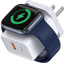 2025 Upgraded 20W Dual Port USB-C Wall Charger for Apple Devices (Watch, iPhone, iPad)