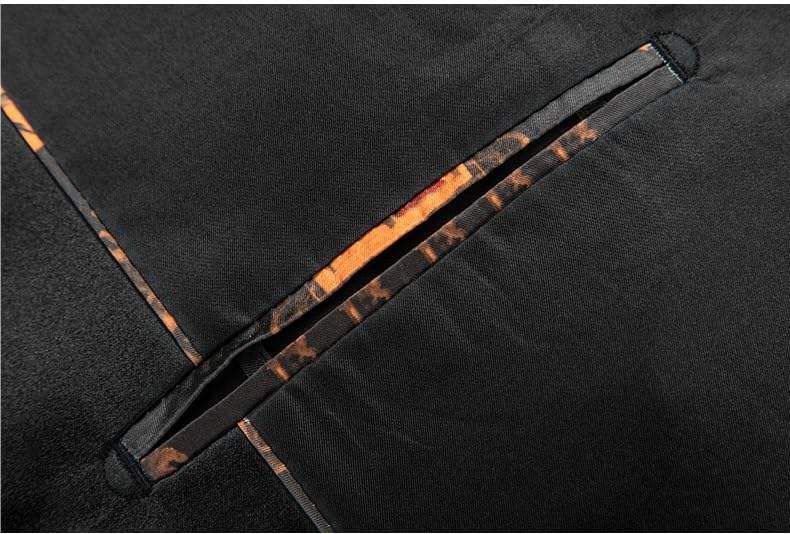 Men’s Classic Three Piece Suit Set with Pants and Vest Formal Business Tuxedo for Wedding Party and Birthday3