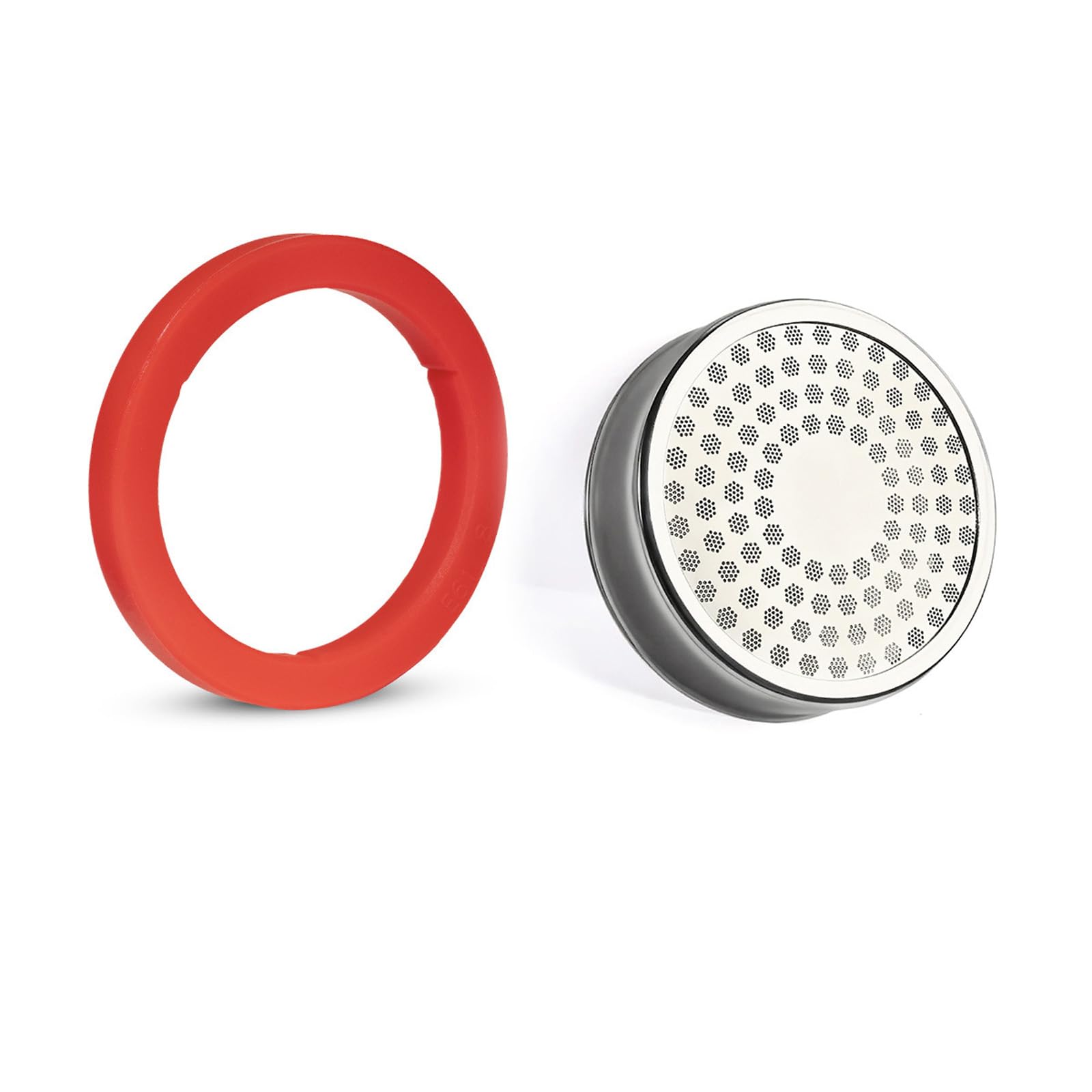 FROMCEO 58mm E61 Brew Head Shower Screen and Silicone Seal Rings for Enhanced Espresso Espresso Machine Shower Screen