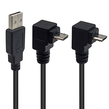 Amazon | Duttek マイクロ USB 5ピン L型 Micro USB 充電