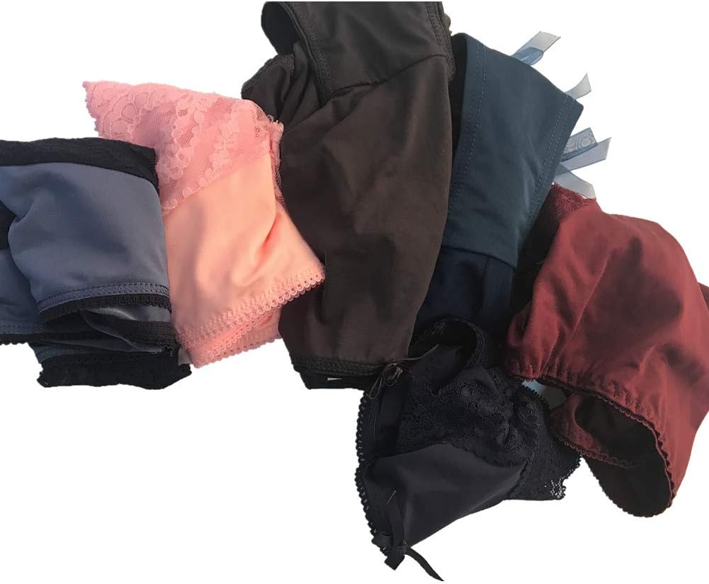 UWOCEKA Women Underwear,Varity of Panties 12 Pack Boyshort Hipster Briefs Assorted - Image 6