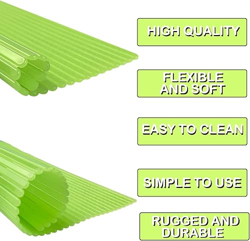 Miniatura 10 de Esamploe 2 alfombrillas de silicona para sushi, antiadherentes, rodillo de sushi de silicona duradero, reutilizable y fácil de limpiar, herramientas