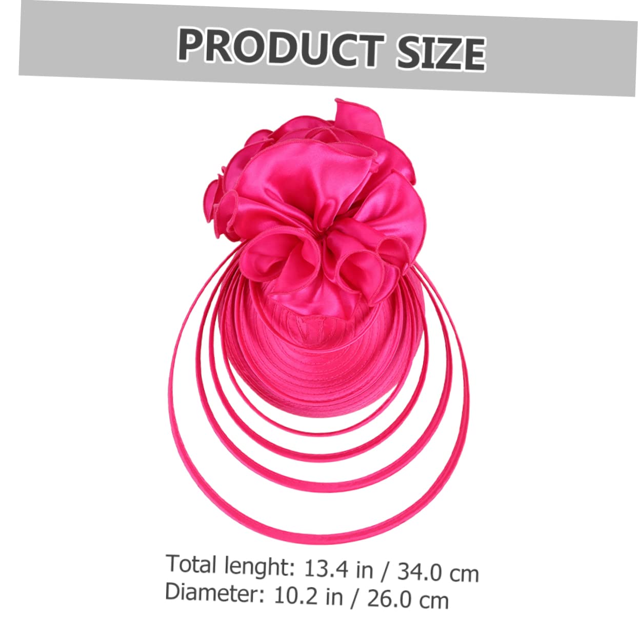 FOMIYES 2pezzi Fascinator Elegante da Donna per Cerimonie e Feste Cappello Leggero con Headband Accessorio da Sposa per Tea Party e Banquet Design Romantico e Comodo e Attraente per Ogni