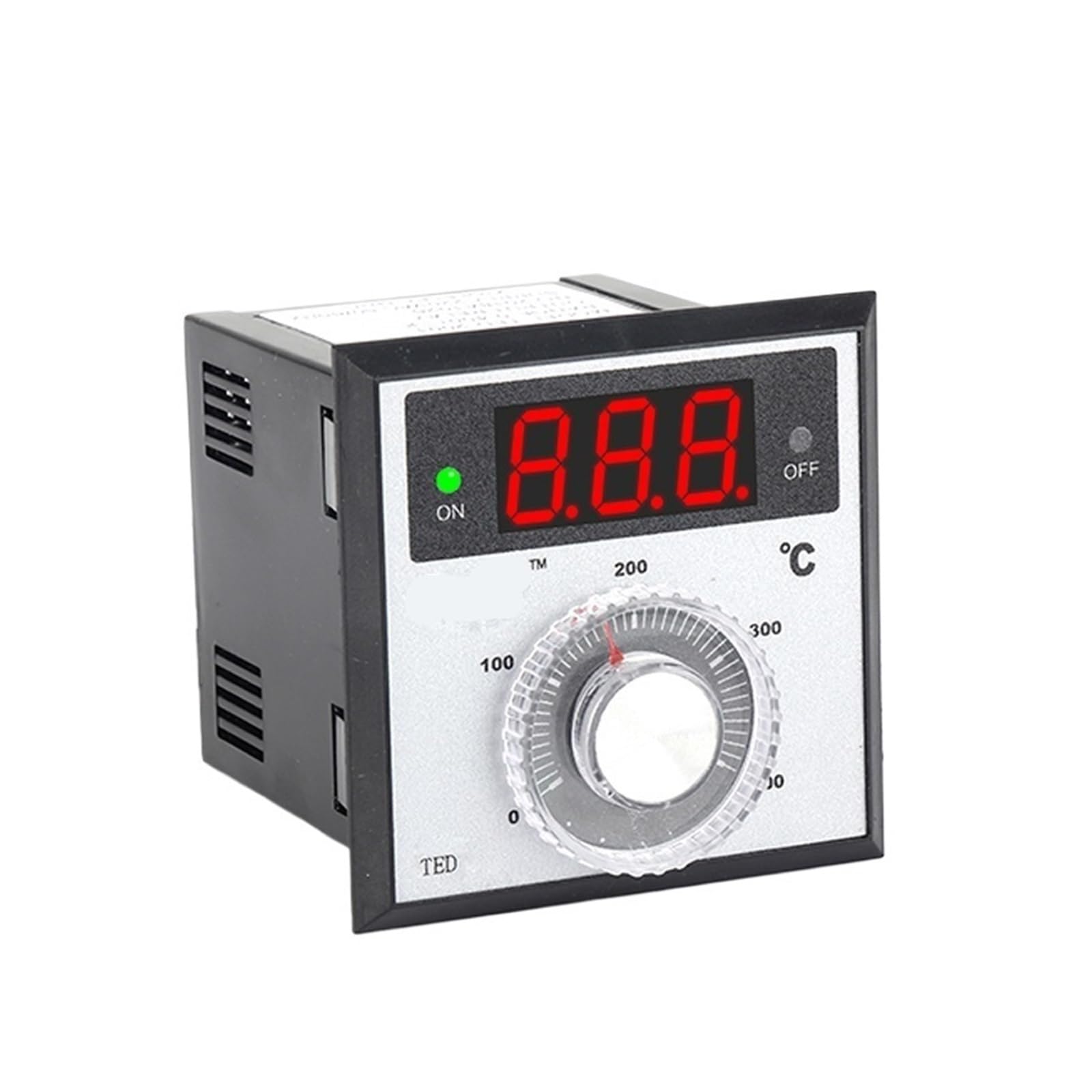 Ted 72*72mm K J Pt100 typ Ac220v 110v 24v 380v pokrętło 0-100 300 400 600 stopni cyfrowy termostat zasilany regulator temperatury