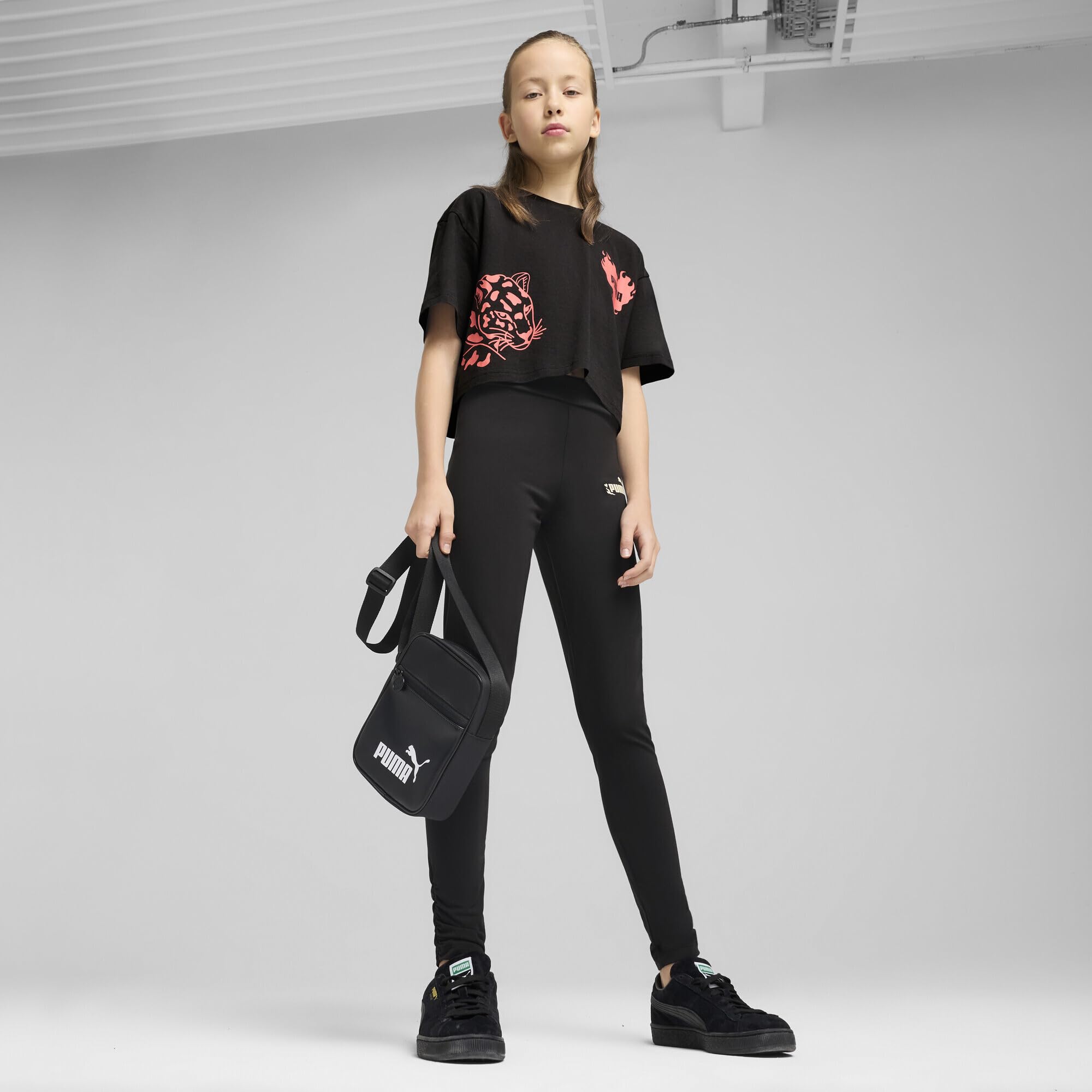 Puma Mädchen Jogginghose Damen Flaming Love Leggings G