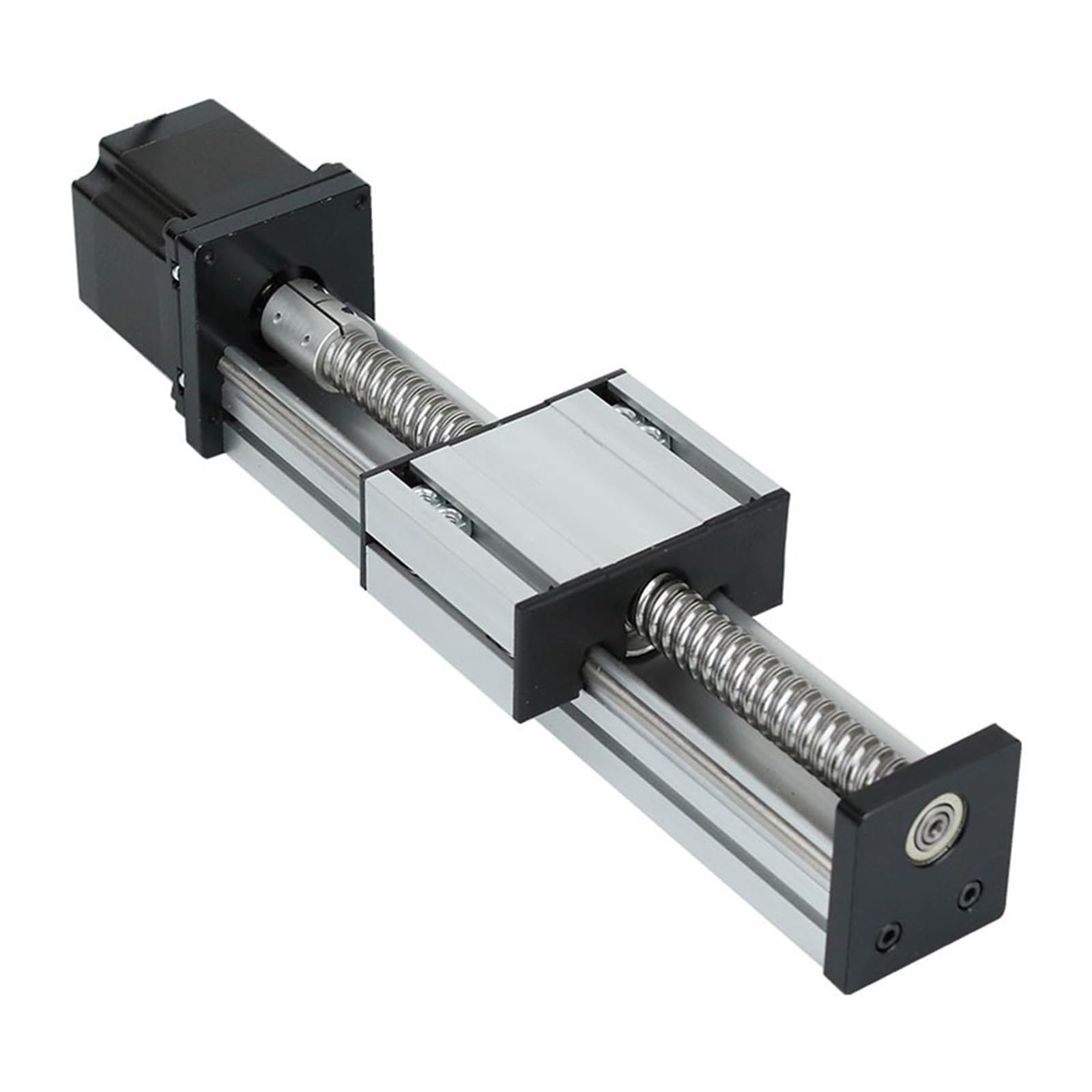 Guide lineari, Vite A Ricircolo di Sfere con Guida Lineare SFU1204 1605 C7 con Motore Passo-Passo for Parti del Router CNC Fai-da-Te Fase Lineare XYZ per Macchine CNC(SFU1605,100mm)