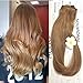 Clip in Hair Extensions Real Human Hair Extensions 14" 16" 18" 20" 7 PCS Full Head Silky Straight 70g Remy Hair
