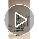 Image of Christmas Xmas Tree with 69 Decoration Ornaments 4 feet for Home Decoration- X-mas Tree for Christmas Decor with Props- Home Office Living Room Decor- Gifts with Plastic Stand