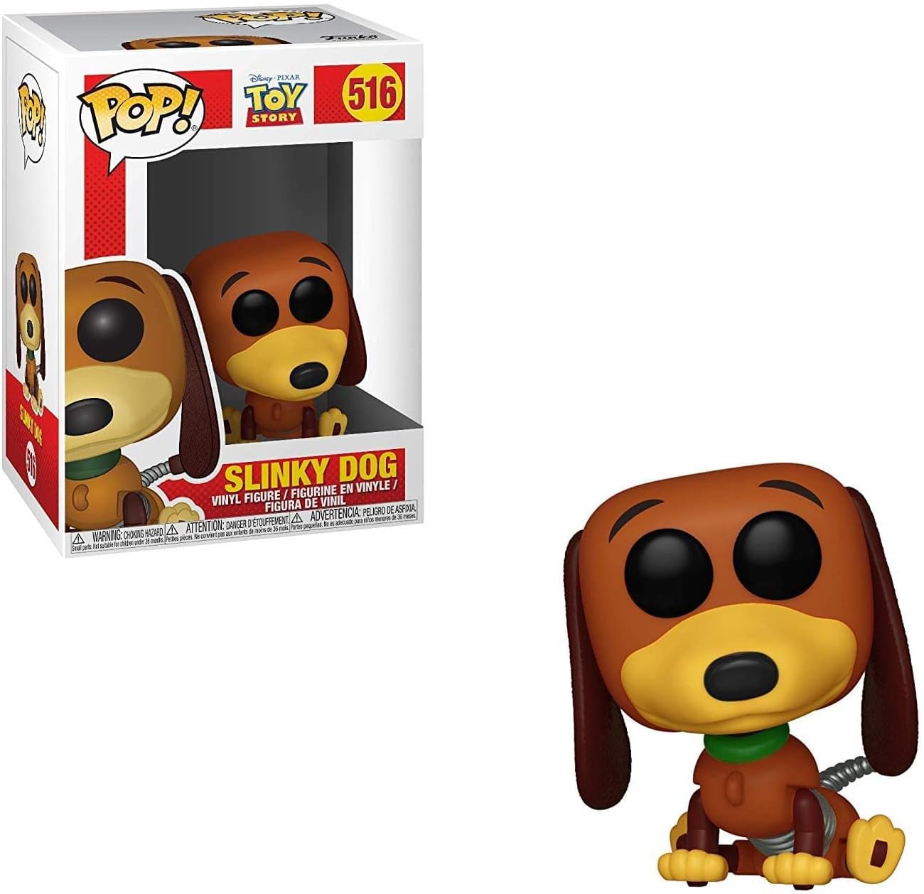 POP! Disney Pixar Toy Story - Slinky Dog - Collectable Vinyl Figure - Gift Idea - Official Merchandise - Toys for Kids & Adults - Movies Fans - Model Figure for Collectors and Display