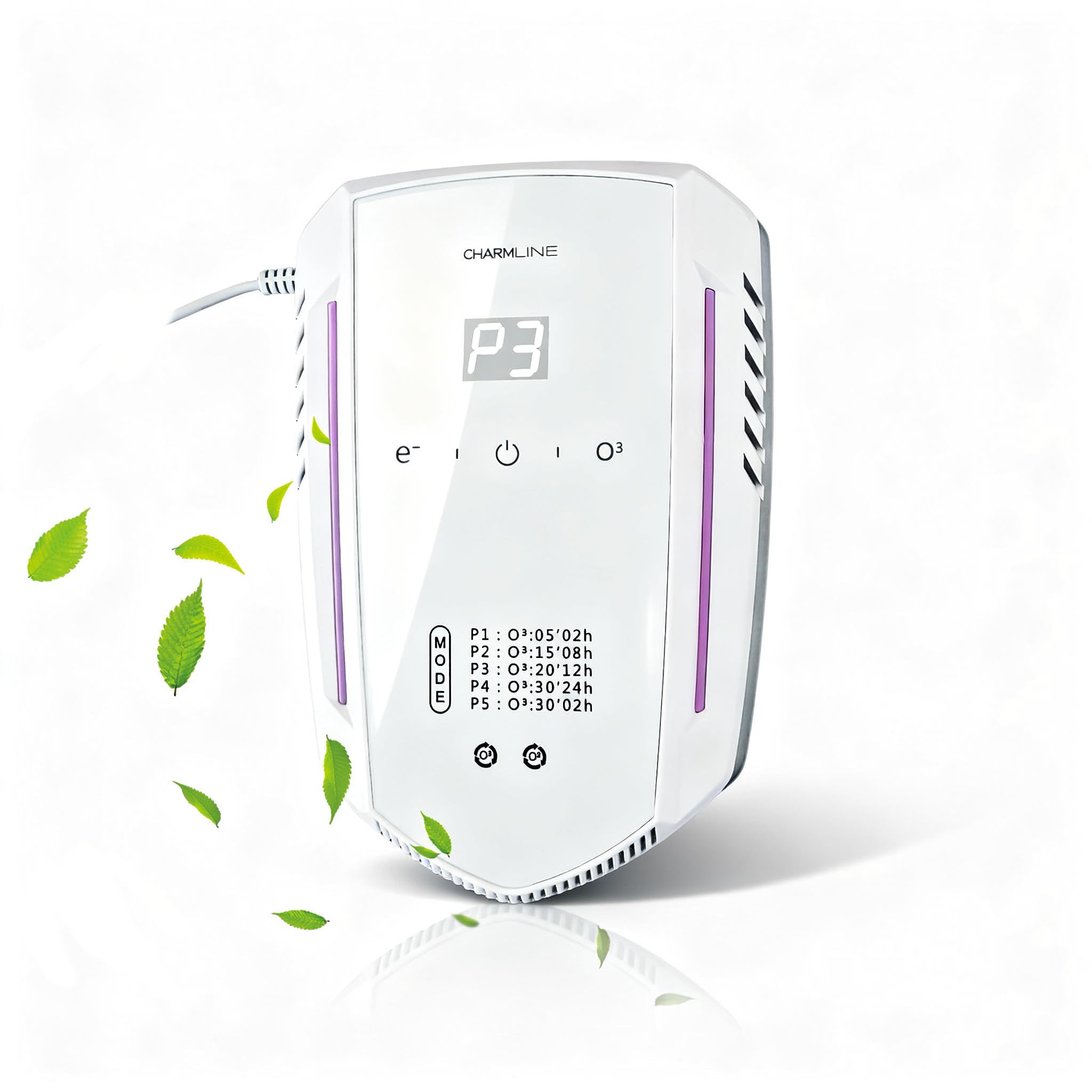 Purificatore d’aria con ozono e ioni negativi, per eliminare gli odori di stanze per animali, case nuove, bagni e cucine, generatore di ozono per interni, purificatore aria elimina odori