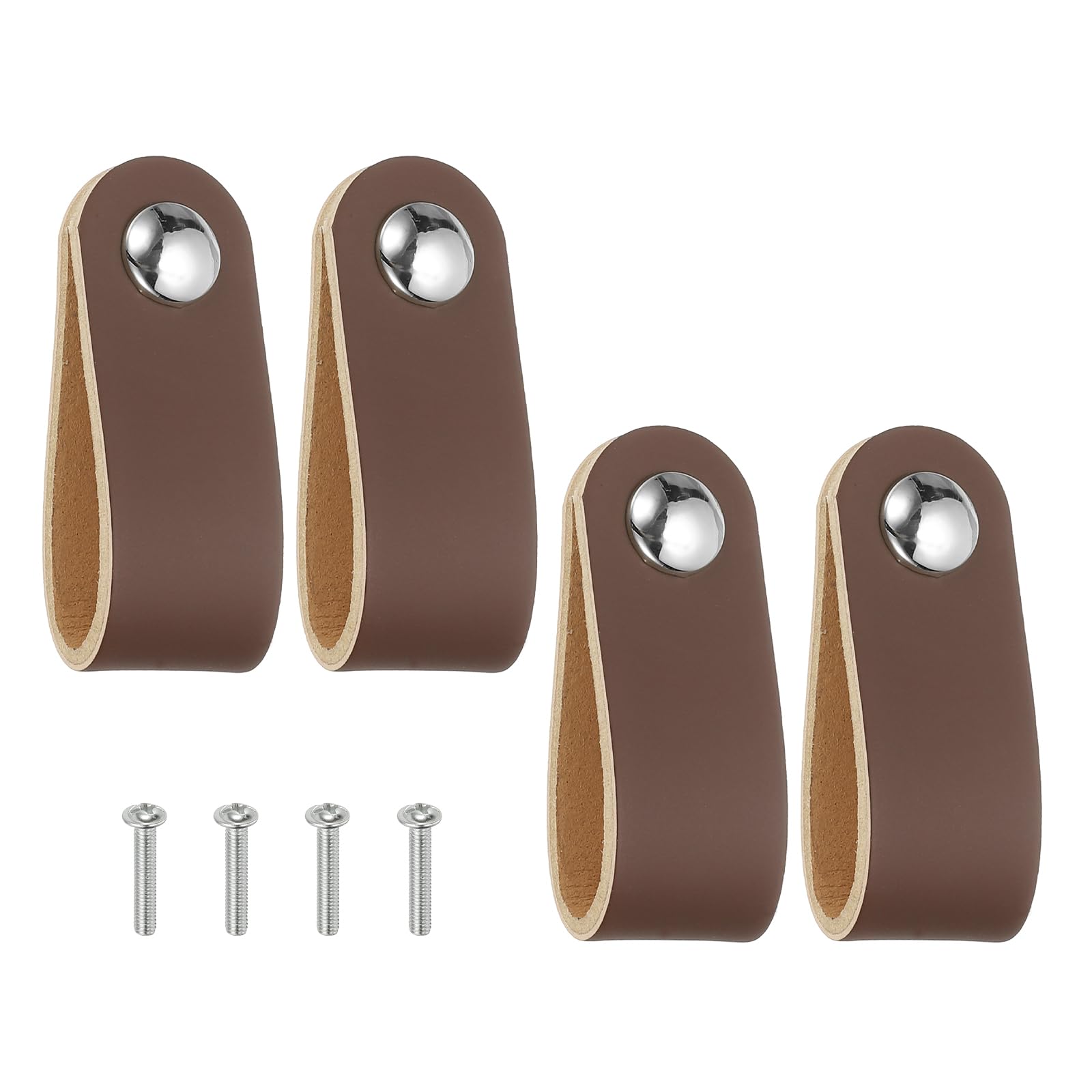 PATIKIL Leather Drawer Pulls