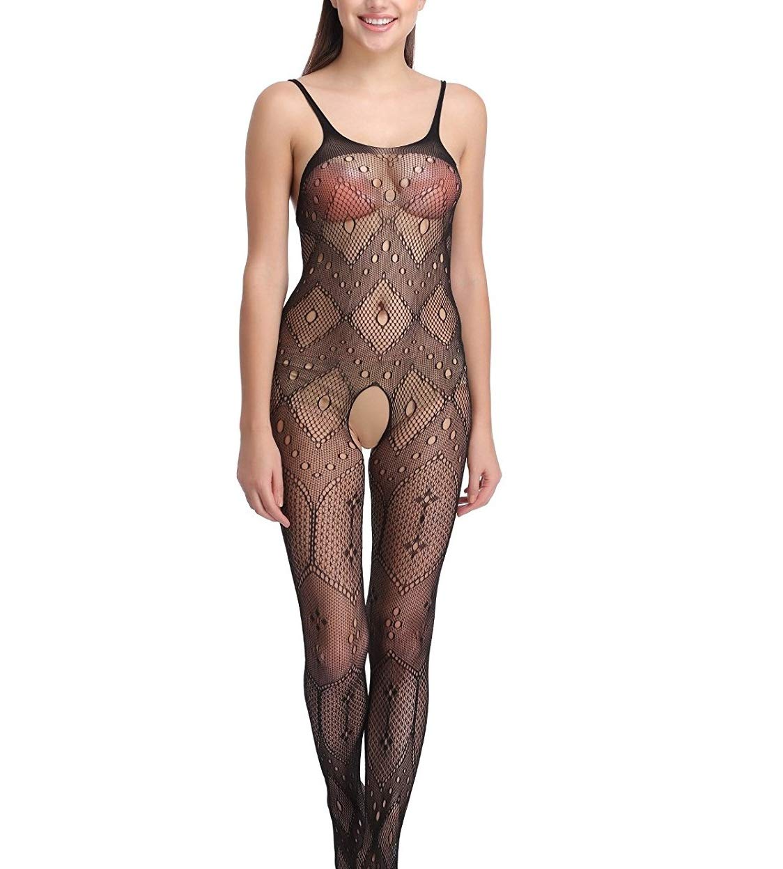 Buy GOLDEN GIRL Women Fishnet Sheer Breathable Full Bodystocking Lingerie  Online at desertcartSINGAPORE