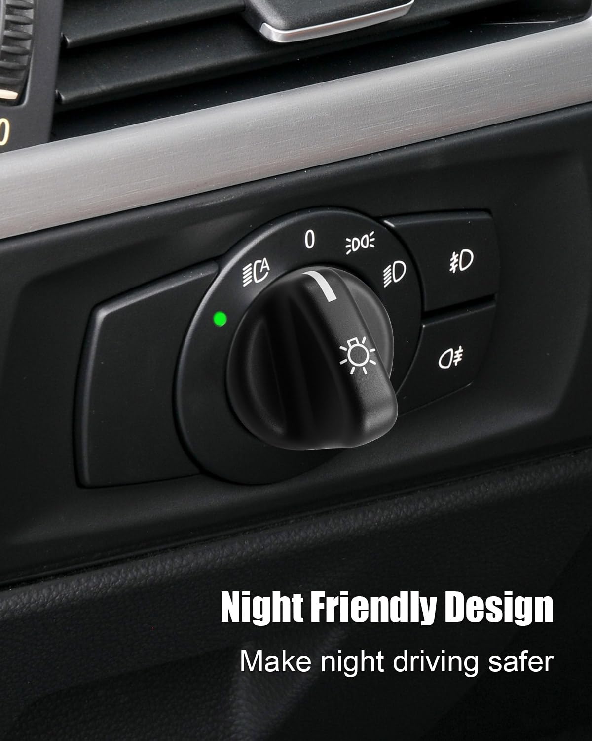 Headlamp Switch Knob Fit for Ford Ranger Explorer Sport Track Explorer Mercury Climbers Mazda B4000 B2500 B2300, Replace F2DZ11666A F2DZ-11666-A F2DB-11666-ABW