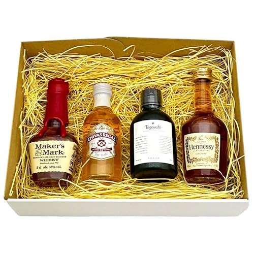 Generic ミニチュア ウイスキー コニャック 飲み比べ4本セット