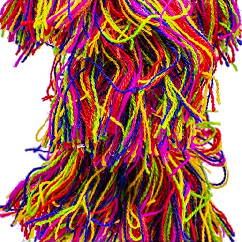 GREENBIRDS-Toys-Multicolor-Tassels-Thread-Hanging-Perch-Toy-for-Parrots-Bungee-Bird-Toy-Handmade-Chew-Toy-for-Relaxing-of-Small-Medium-Birds-Parrot
