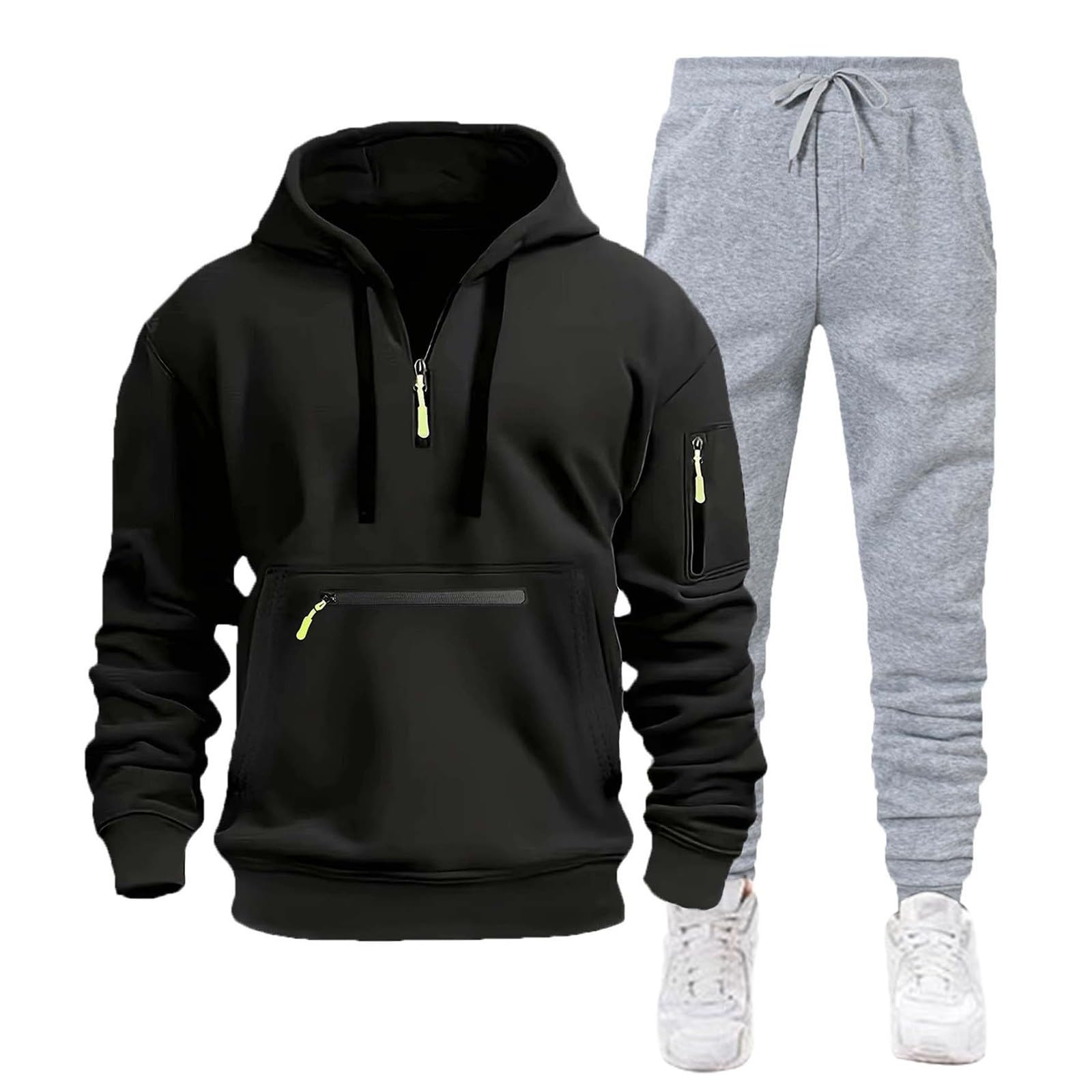 Ensemble sweat à capuche et jogging pour homme, ensemble complet