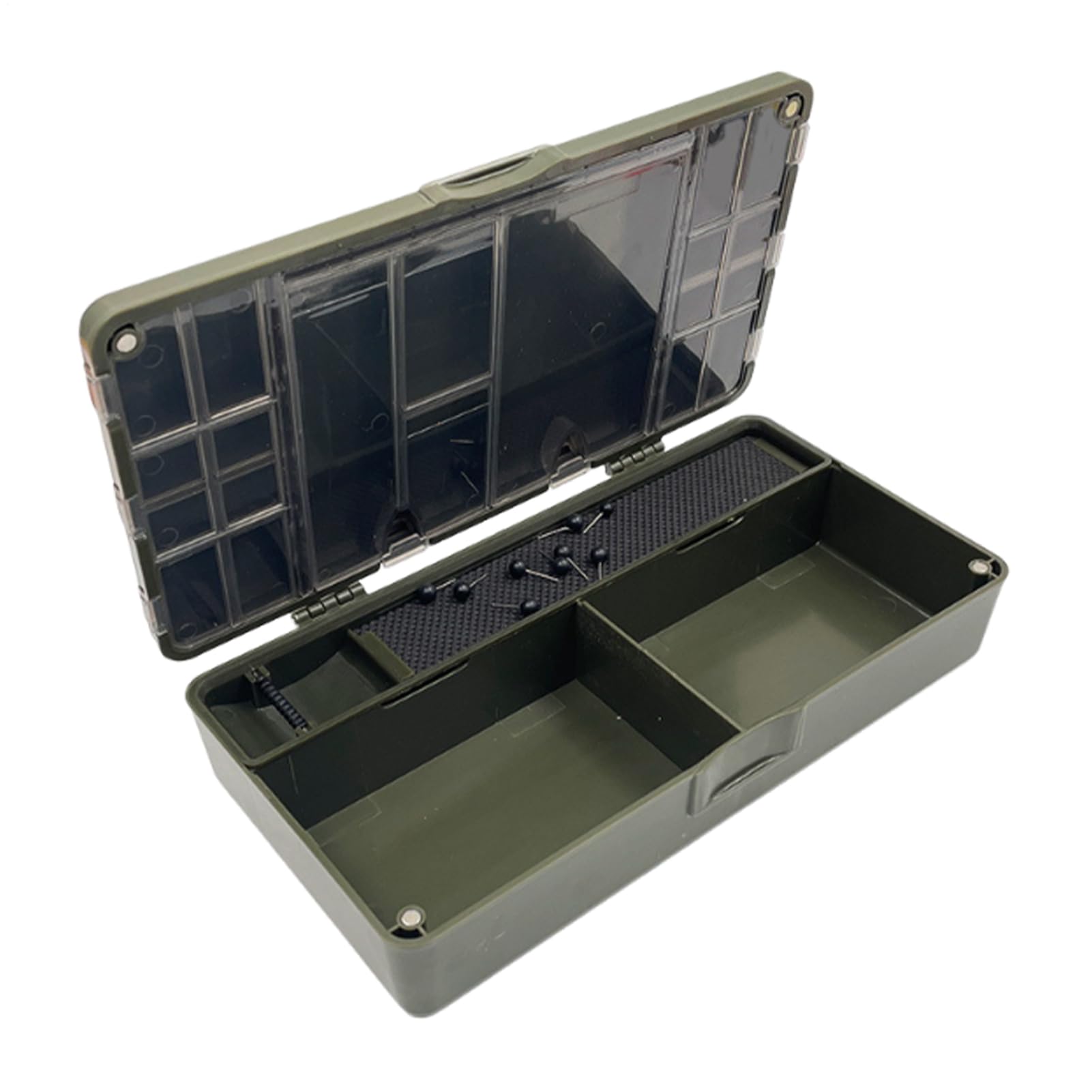 Boîte à hameçons portable avec fermeture sécurisée pour voyage extérieur