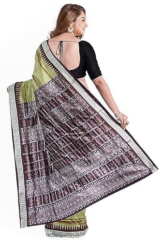 COTTONSILK & KHANDUAPATA sambalpuri silk saree – image 2