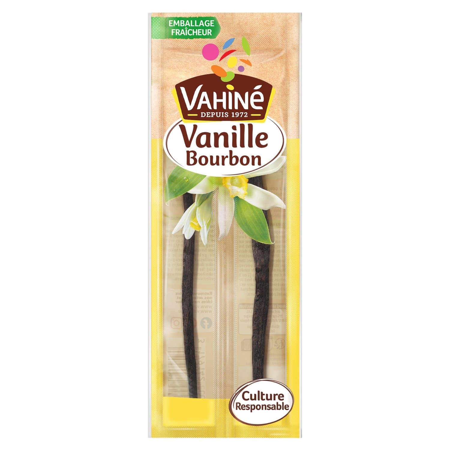 Gousse de vanille vanille VAHINE - les 2 gousses - Lot De 3 - Par Lot