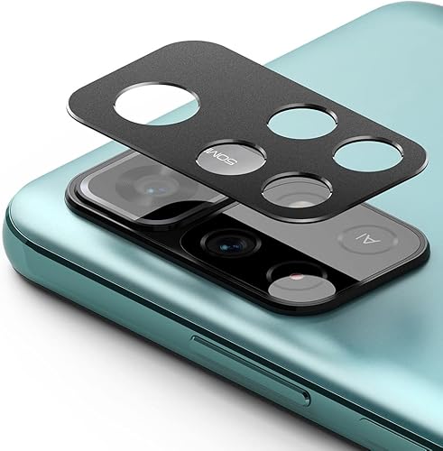 Ringke Estilo de cámara compatible con Xiaomi Note 11T 5G / Poco M4 Pro 5G Protector de lente de cámara, marco de aluminio, adhesivo protector