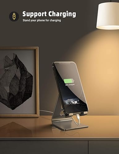 Vista 11 de Lamicall Soporte de teléfono universal ajustable., Negro