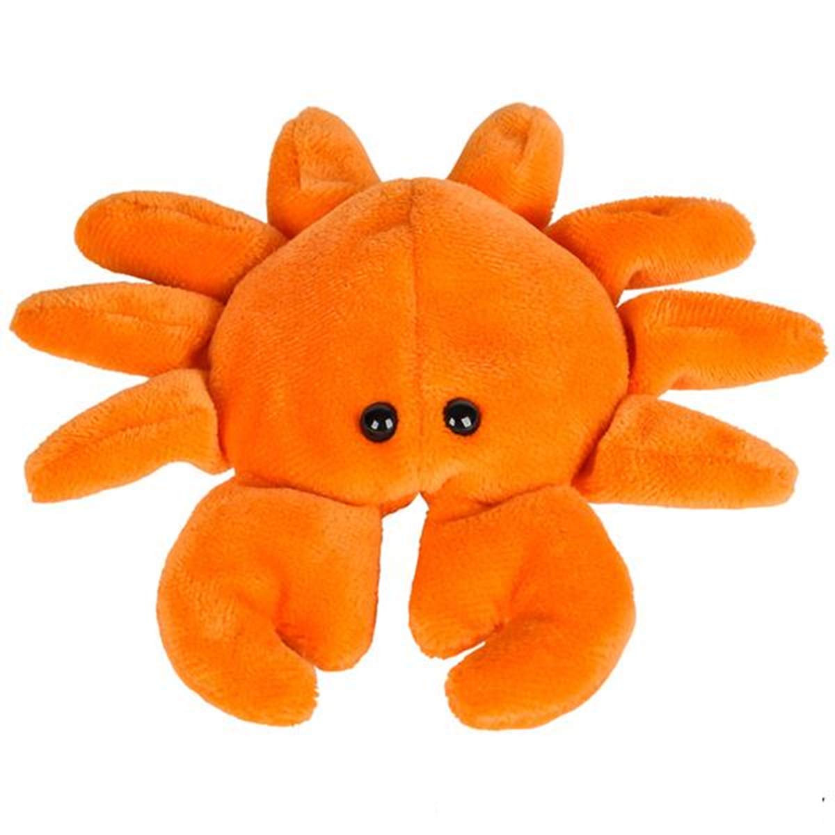 Forest & Twelfth Stuffed Crab, Single Mini Stuffed Animal Plush Toy for Kids, Ocean Party Favors and Goody Bags, Classroom Treasure Box Prizes, Stocking Stuffers (Crab)