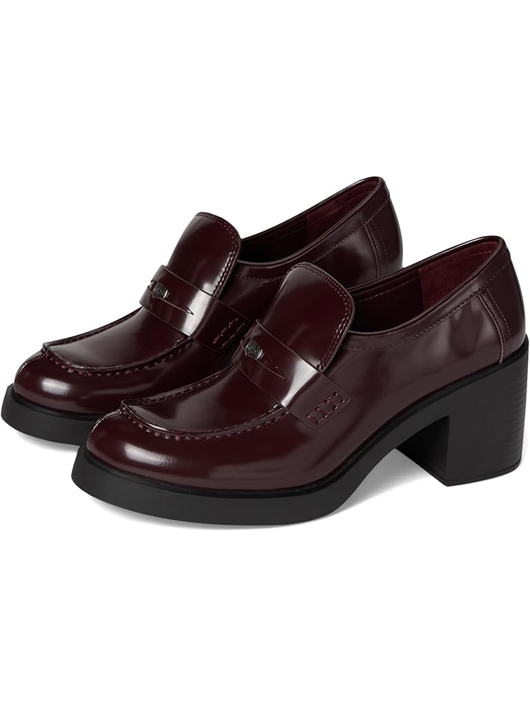 Purple Tory Burch Classic Heel Lug Loafers 50mm