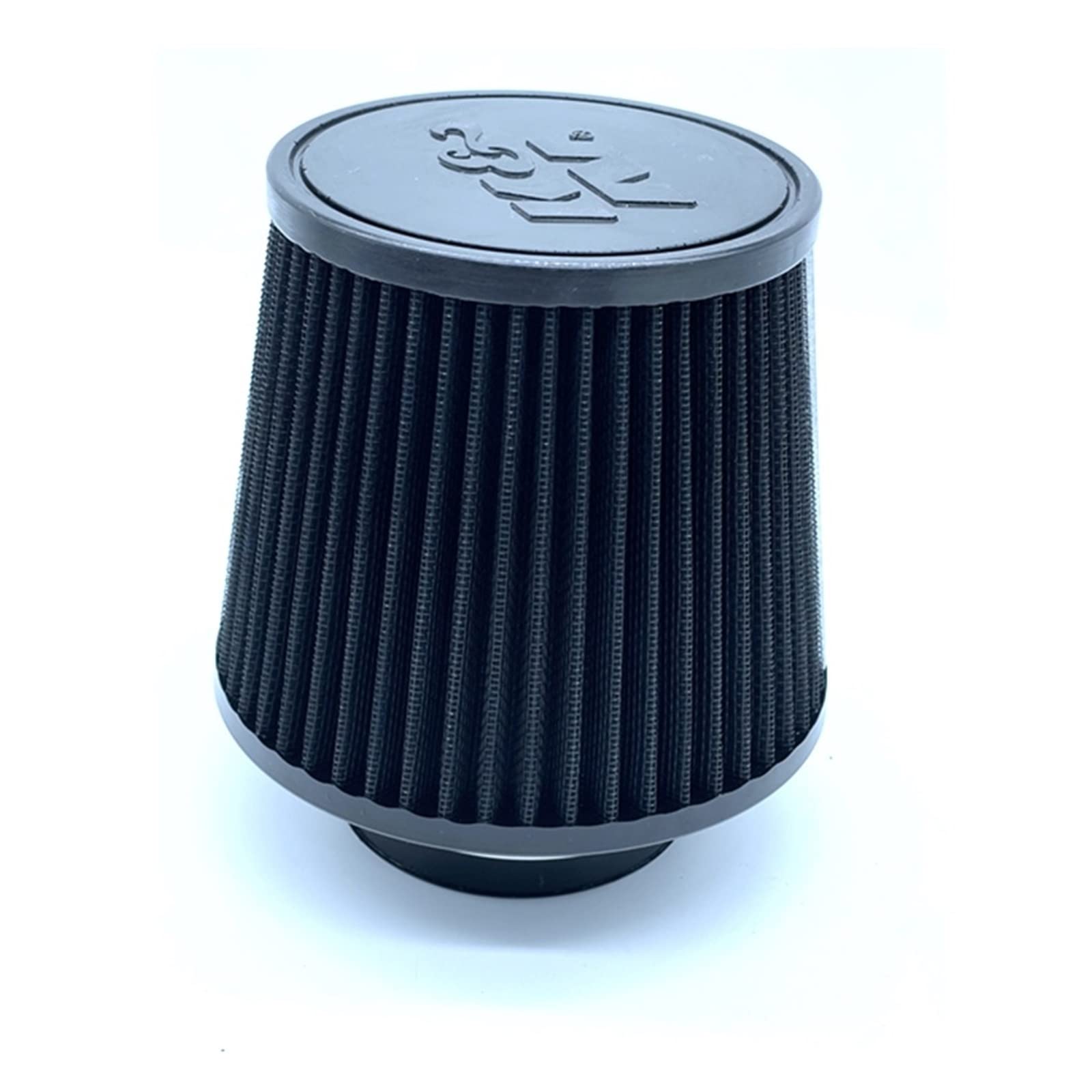 Uniwersalny samochodowy filtr powietrza o wysokim przepływie filtr powietrza wlotowego zestaw indukcyjny wlot zimnego powietrza o wysokiej mocy siatka stożek czerwony3"76mm 14084-2 (Color : BLUE)