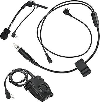 Amazon | COMBATGEAR Yケーブルコネクタ ブームマイク K U94 PTT