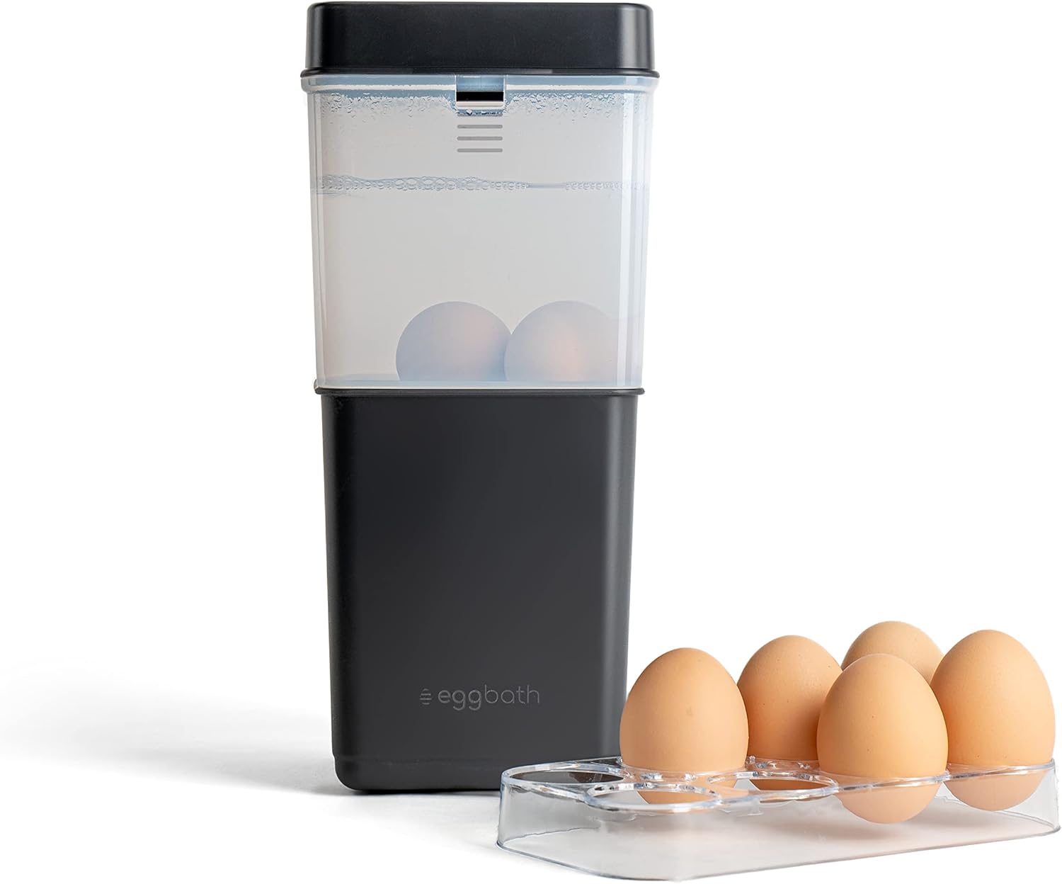 Eggbath rapid soft boiled egg cooker with timer, perfect