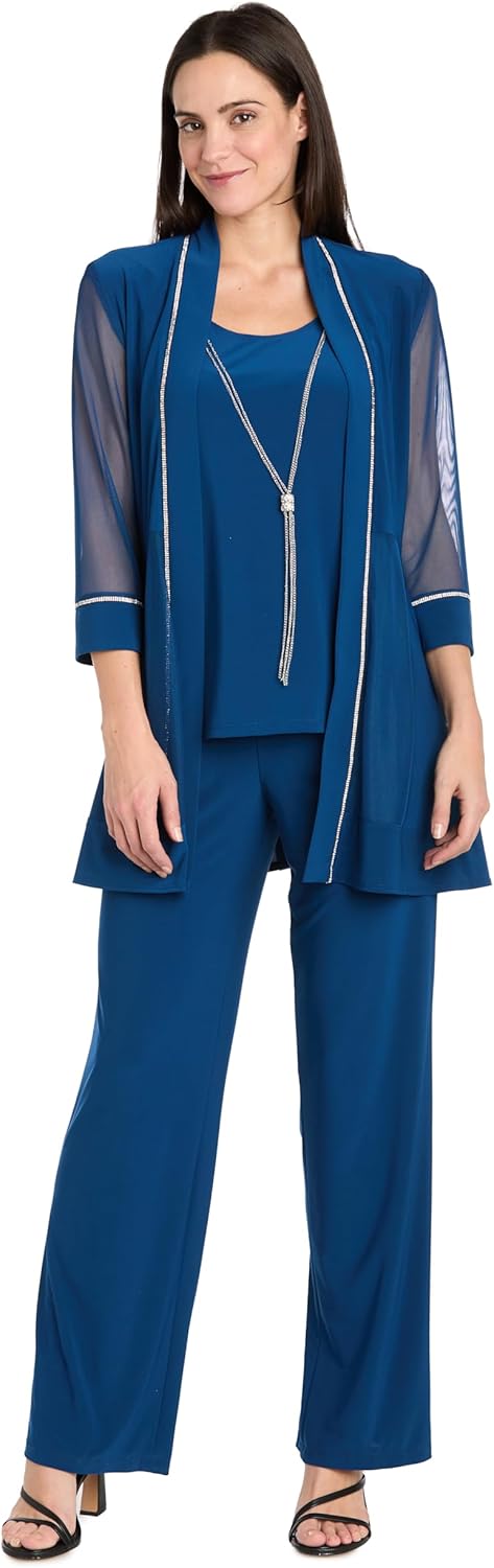 R&M Richards Women's Glitz & Grace Pantsuit