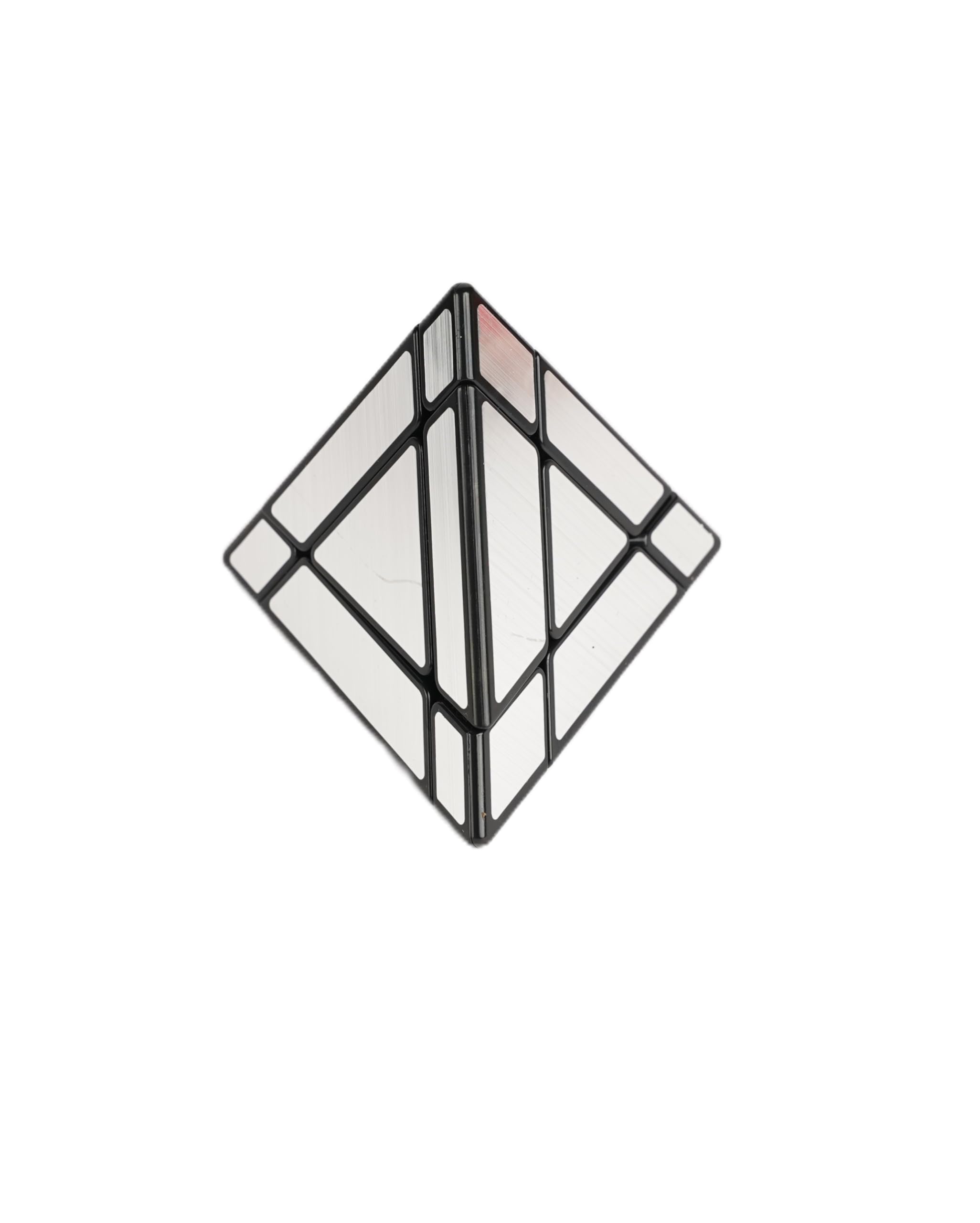 aCADZO Mirror Pyraminx Silver Cube Speed Cube Mirror Blocks Cube