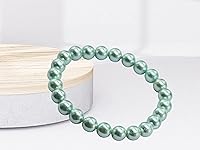 Vista 757 de Amazing Gemstone Pulsera de cristal para mujeres y hombres, pulsera de cristal curativo de protección, pulsera elástica con cuentas de piedras