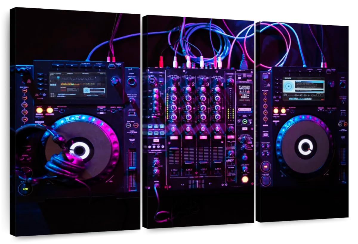 Amazon.com: ElephantStock DJ Audio Controller Wall Art