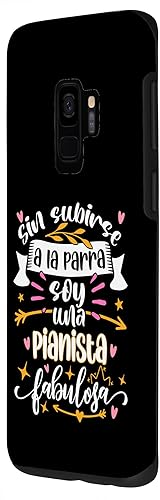 Miniatura 2 de Galaxy S9 Una Pianista Fabulosa Divertido Mujer Ideas Música de Piano Case