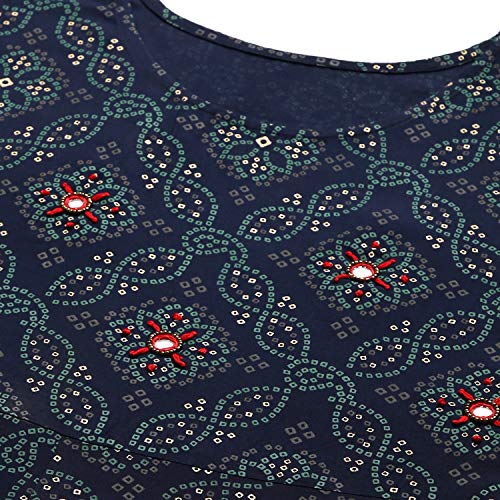 Image of Stylum Women's Printed Rayon Flared Kurta Dupatta Set