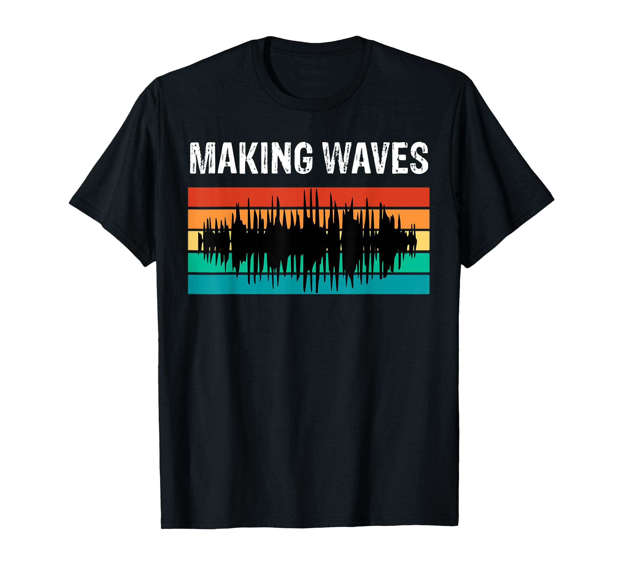 Making Sound Waves Beats Beat Makers Music Producer T-Shirt