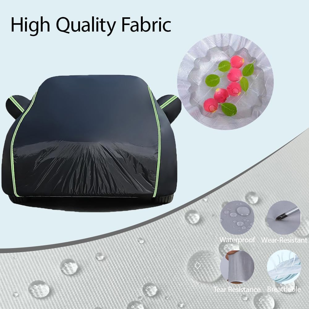 Car Cover for Mercedes Benz AMG GLE 53 (2020-2025), Car Cover Waterproof All Weather，Rain Sun Wind Dust Protection，Customed Outdoor Car Covers with Door Zipper, Durable Oxford Fabric z0126