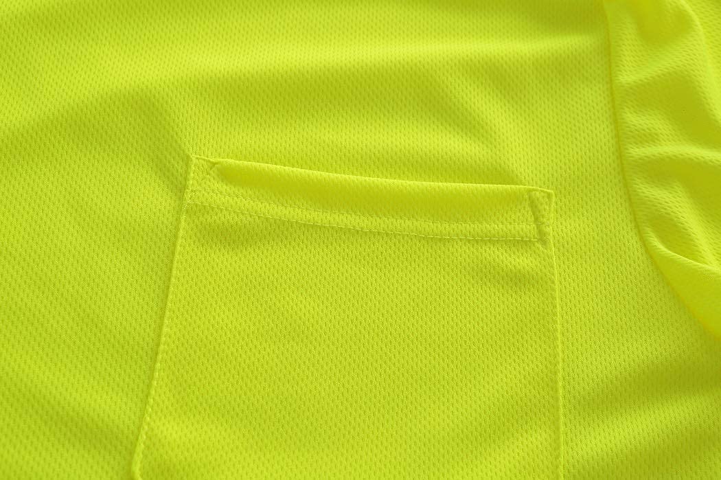 A-SAFETY Camiseta atlética perfecta reflectante - amarillo - 6X-Large
