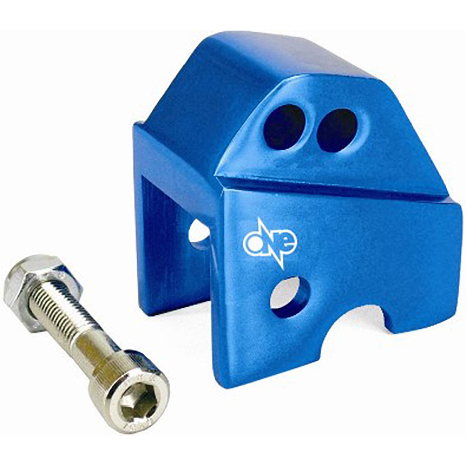 One by camamoto cod 77520615 Rialzo Scooter Piaggio Orizzontale/Verticale 2 Regolazioni Colore Blu Cromato