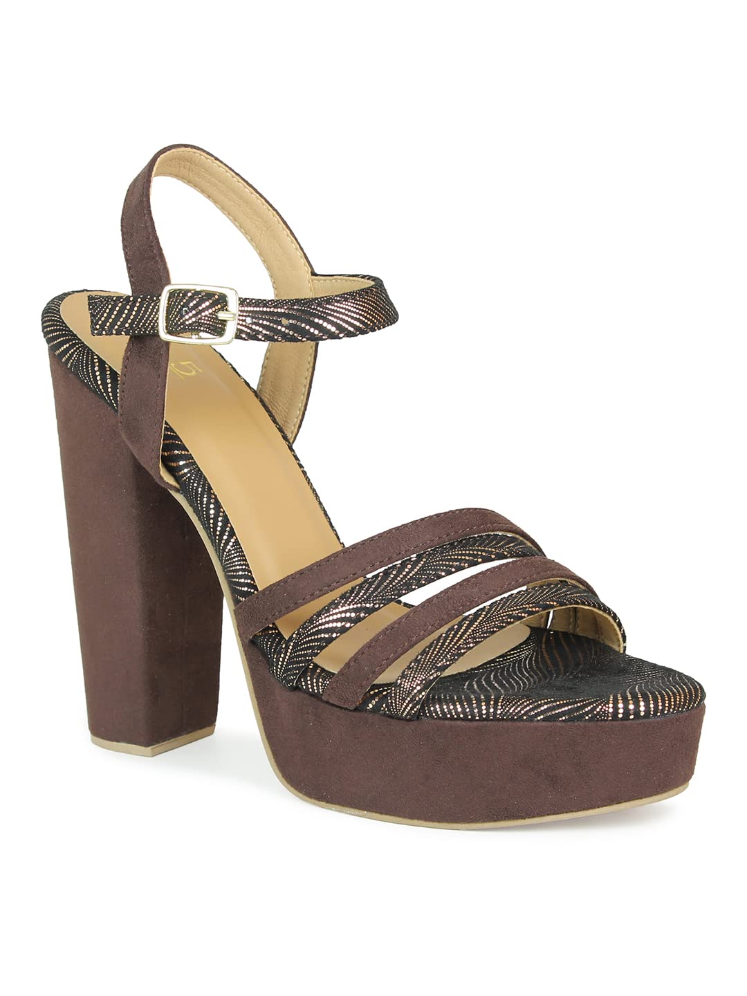 Inc.5 Shoes Women Block Heel 500118_BROWN (B09NSVWKS4) Amazon Price History, Amazon Price Tracker
