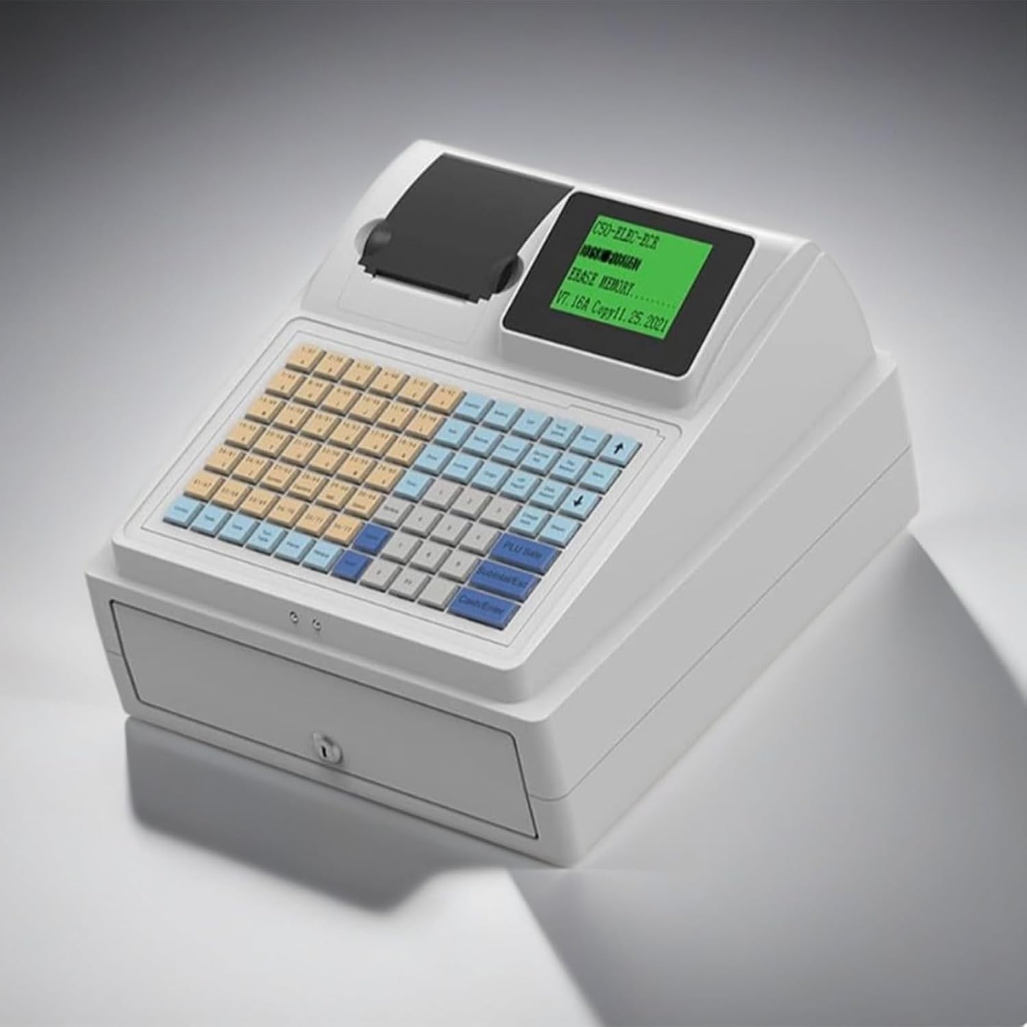 POSレジ・セルフレジ・券売機ハードウェア一覧 | クラウドPOSレジならキャッシャー LYFDPN  キャッシュレジスター、81キーキャッシュレジスター スモールビジネス用、引き出しボックス付きキャッシュレジスター デジ