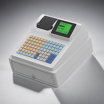 Cash Register,81 Keys Cash Registers for Small Businesses,Cash Register with Drawer Box Digital LED Display Retail Suitable for Retail/Restaurant/Supermarket