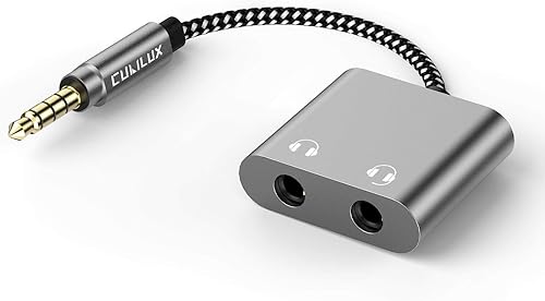 Miniatura 9 de Cubilux Adaptador de auriculares dual USB C, tipo C a doble divisor de audio de auriculares de 0.138 in compatible con iPhone 15+15 Pro Max, iPad 10